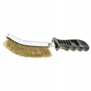 SZCZOTKA DRUCIANA 240 MM, PLASTIKOWY UCHWYT