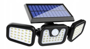 LAMPA Z PANELEM SOLARNA ULICZNA HALOGEN LED