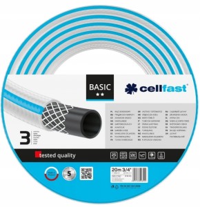 WĄŻ OGRODOWY BASIC 3/4CALA 20M CELLFAST