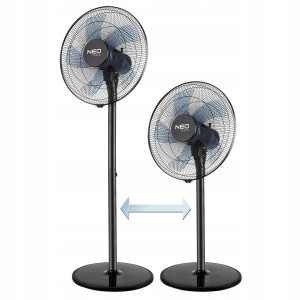 WENTYLATOR PODŁOGOWY ŚR 40CM 3 PRĘDKOŚCI OSCYLACJA