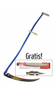 KOSA RĘCZNA 70 CM+KOSISKO METALOWE OSEŁKA BABKA