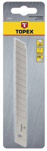 OSTRZA ŁAMANE WYMIENNE 9 MM, 30 SZT 17B349
